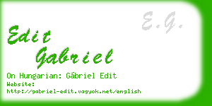 edit gabriel business card